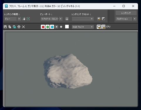 雲を作成する (ノイズマップとディスプレイス モディファイヤを利用):画像47