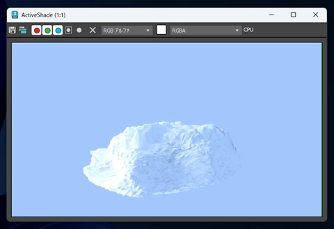 雲を作成する (ノイズマップとディスプレイス モディファイヤを利用):画像63