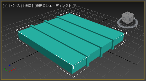 リブを作成する (ジオメトリオブジェクトの表面に突起を入れる):画像11