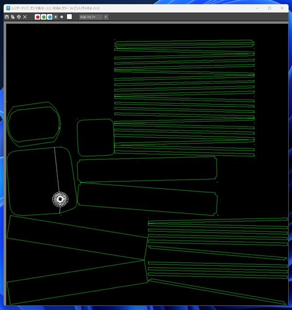 UV展開によるテクスチャーの作成:画像22