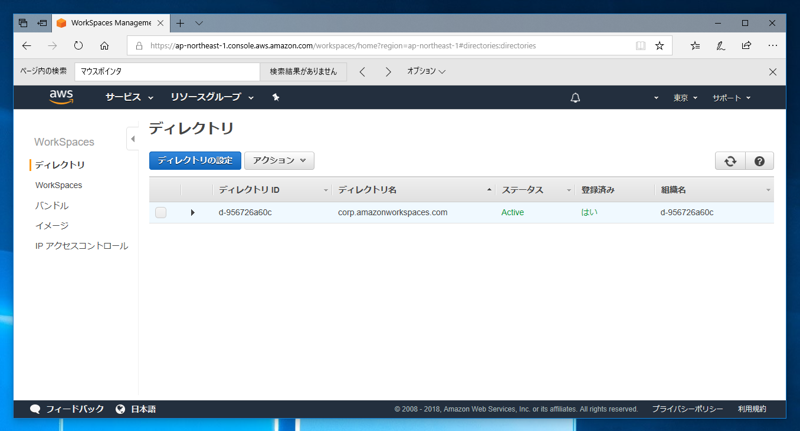 Amazon WorkSpaces でWeb接続を許可する:画像1
