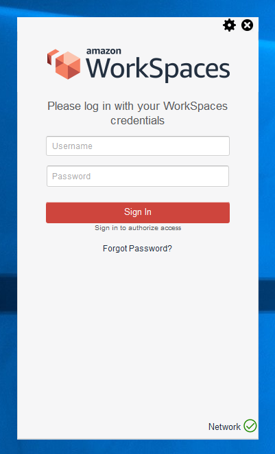 Amazon WorkSpaces に接続する:画像7