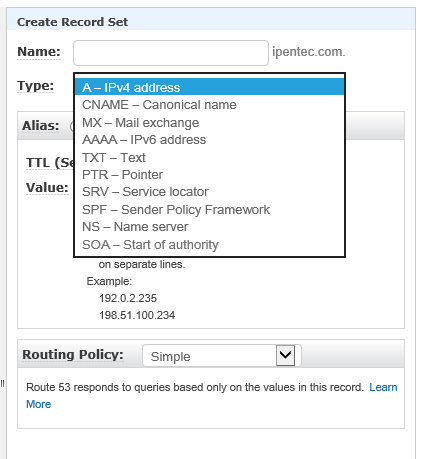 Amazon Route 53 (DNSサービス) を利用する - Route 53のゾーン登録 DNSレコード登録:画像13