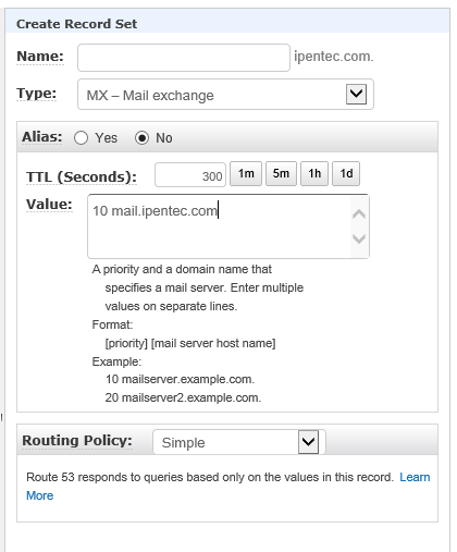 Amazon Route 53 (DNSサービス) を利用する - Route 53のゾーン登録 DNSレコード登録:画像14