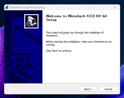 Wireshark のインストール:画像4