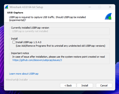 Wireshark のインストール:画像14