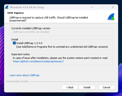 Wireshark のインストール:画像15