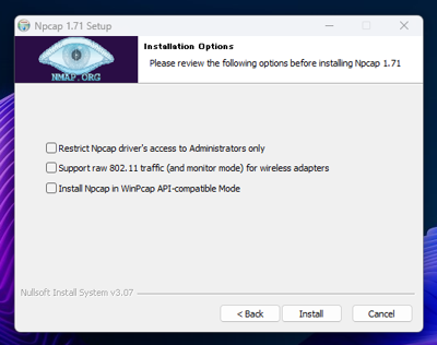Wireshark のインストール:画像18
