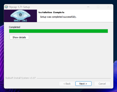 Wireshark のインストール:画像20