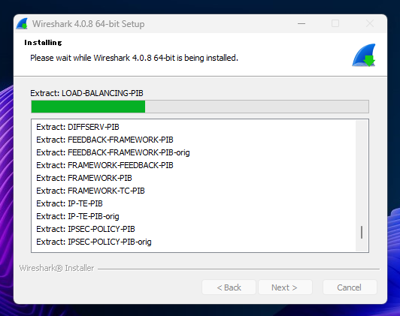 Wireshark のインストール:画像23
