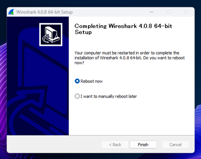 Wireshark のインストール:画像26