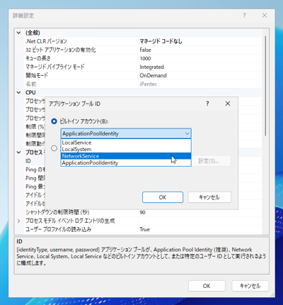 ASP.NET Core アプリケーションで特定の時点から 