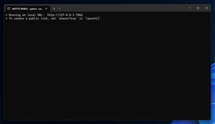 MioTTS のローカルマシンへのインストール:画像5