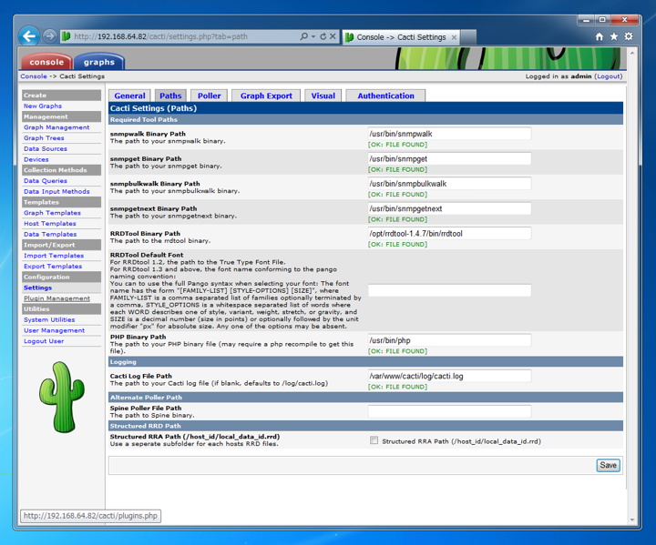 CentOS6.2 環境でCactiの利用するRRDToolをバージョン1.4に変更する:画像3
