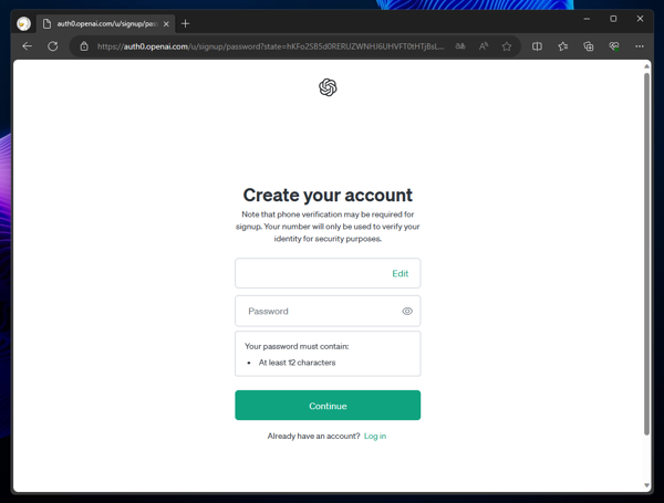 OpenAIのアカウントを作成する - ChatGPT へのサインアップ:画像3