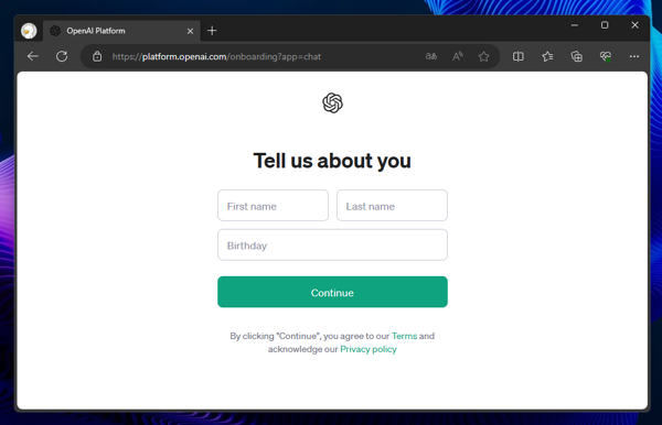 OpenAIのアカウントを作成する - ChatGPT へのサインアップ:画像7