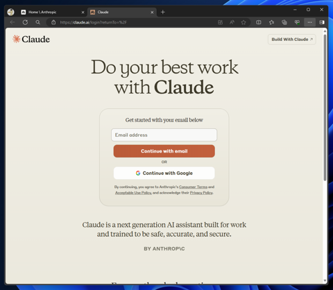Claudeのアカウントを作成する - Claude3 へのサインアップ:画像2