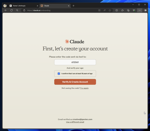 Claudeのアカウントを作成する - Claude3 へのサインアップ:画像10