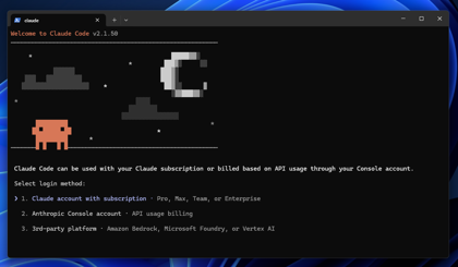 Claude Code のインストール:画像18