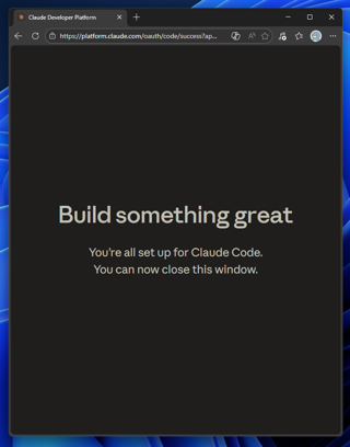 Claude Code のインストール:画像21