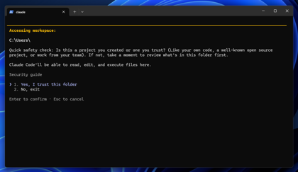 Claude Code のインストール:画像24