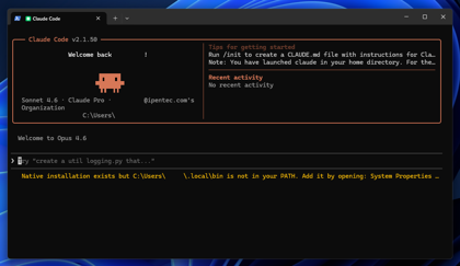 Claude Code のインストール:画像25