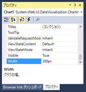 Chartコントロールのグラフ表示サイズを変更する:画像3