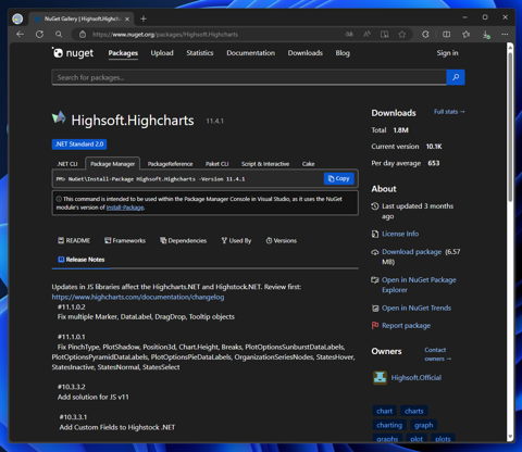 Highcharts のインストール:画像15