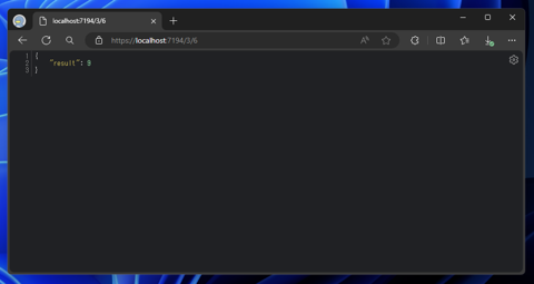 パラメーターを受け取る シンプルな ASP.NET Core Web API アプリケーションを作成する:画像5