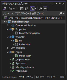 Blazor WebAssembly アプリケーションを作成する - 何もしない Blazor WebAssembly アプリケーションの実行:画像5