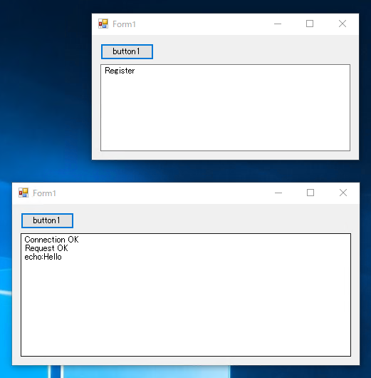 NDde を利用してシンプルなDDE通信のクライアントとサーバーを作成する:画像11