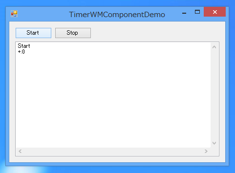 SetTimer Windows APIを利用したタイマーコンポーネントの作成 (ウィンドウメッセージ取得版):画像4