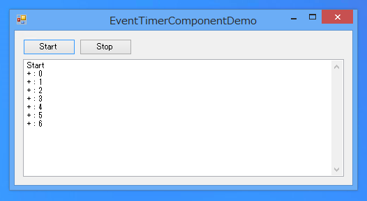 timeSetEvent Windows APIを利用した高精度タイマーコンポーネントの作成:画像5