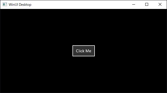 WinUI 3 アプリケーションを作成する (ブランクアプリケーションの作成):画像12