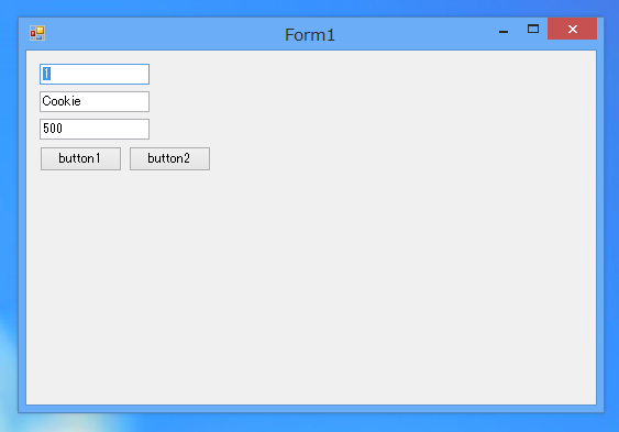 TextBoxへのデータバインディング - BindingSourceへのバインディング (.NET Framework):画像5