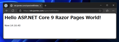 ASP.NET Core 9 アプリケーションを IIS Webサーバーに配置する:画像13