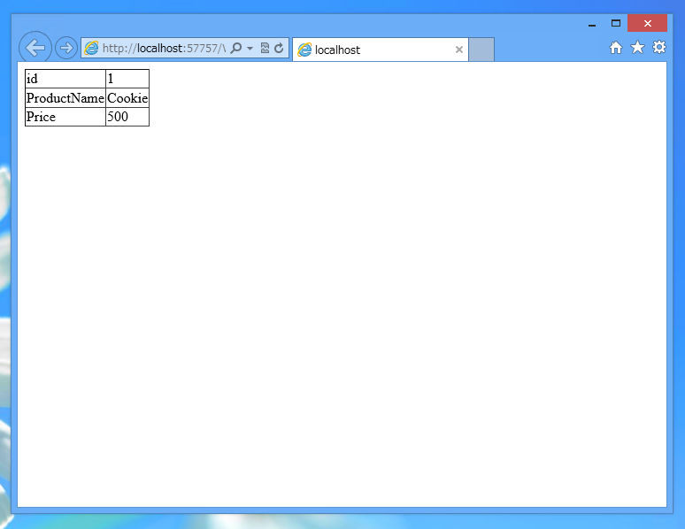DetailsView を用いたシンプルなデータベース参照 ASP.NET Webアプリケーションの作成:画像9