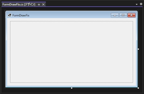ボタンクリックなどのアクションのタイミングで画面に描画する (OnPaint イベントを利用) - ウィンドウのリサイズなどで描画内容が消えないようにする:画像1