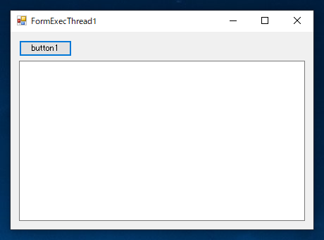 C#でスレッドを作成して実行するコードと実行結果:画像2