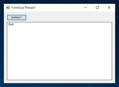 C#でスレッドを作成して実行するコードと実行結果:画像3