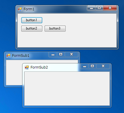 フォームをアクティブにする - 別のフォームにフォーカスを移す:画像3