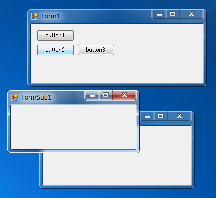 フォームをアクティブにする - 別のフォームにフォーカスを移す:画像4