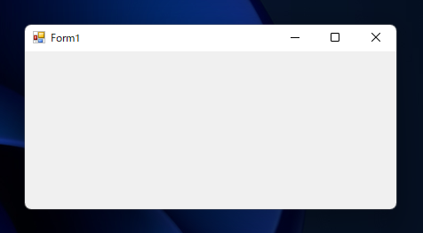Windows 11 - フォームの境界・外観を変更する:画像4