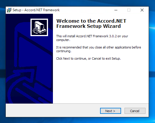 Accord.NET framework のインストール:画像14