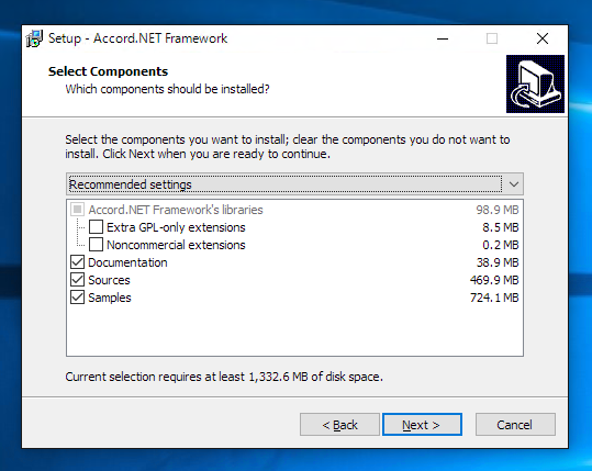 Accord.NET framework のインストール:画像18