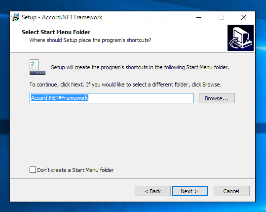 Accord.NET framework のインストール:画像19