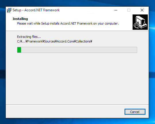 Accord.NET framework のインストール:画像21