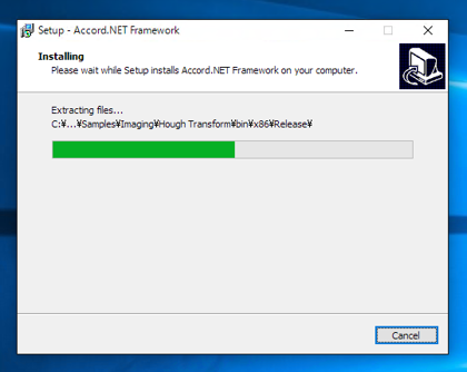 Accord.NET framework のインストール:画像22
