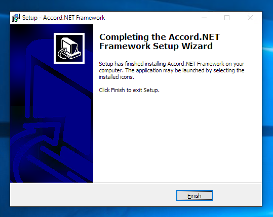 Accord.NET framework のインストール:画像24
