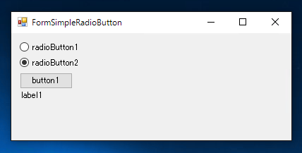 Windows FormでRadioButtonのチェック状態を取得する:画像4